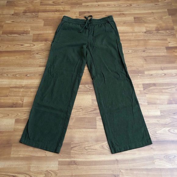 Linen drawstring pants - Picture 1 of 6